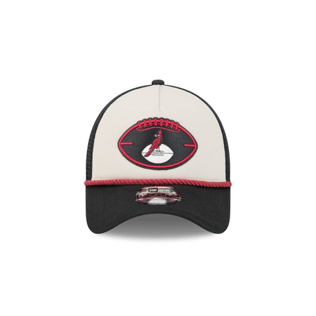 Arizona Cardinals 2024 Historic Sideline 9FORTY A-Frame Snapback Hat