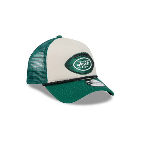 New York Jets 2024 Historic Sideline 9FORTY A-Frame Snapback Hat