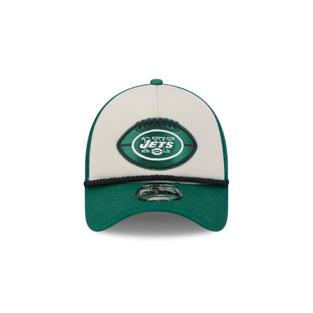 New York Jets 2024 Historic Sideline 9FORTY A-Frame Snapback Hat