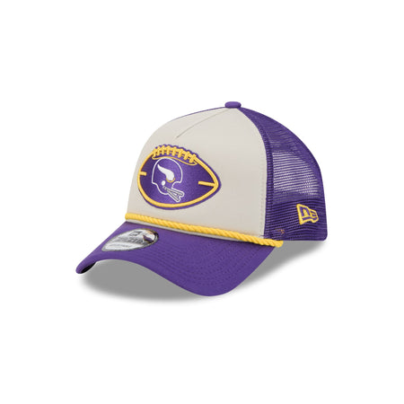 Minnesota Vikings 2024 Historic Sideline 9FORTY A-Frame Snapback Hat