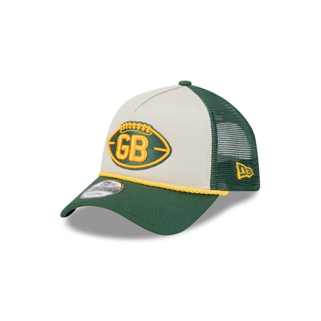 Green Bay Packers 2024 Historic Sideline 9FORTY A-Frame Snapback Hat