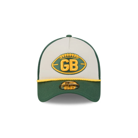 Green Bay Packers 2024 Historic Sideline 9FORTY A-Frame Snapback Hat