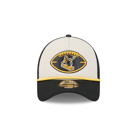 Pittsburgh Steelers 2024 Historic Sideline 9FORTY A-Frame Snapback Hat