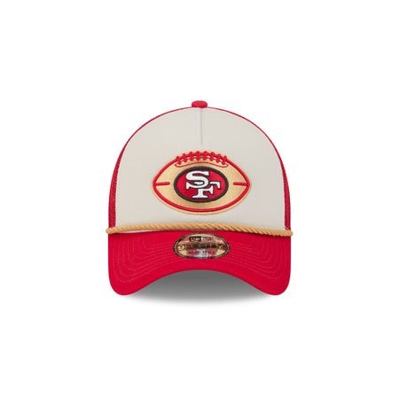 San Francisco 49ers 2024 Historic Sideline 9FORTY A-Frame Snapback Hat