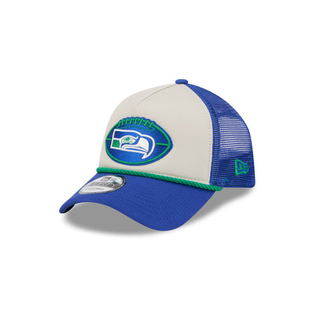 Seattle Seahawks 2024 Historic Sideline 9FORTY A-Frame Snapback Hat