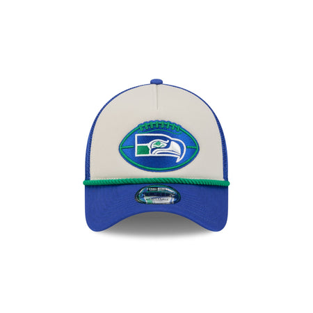 Seattle Seahawks 2024 Historic Sideline 9FORTY A-Frame Snapback Hat