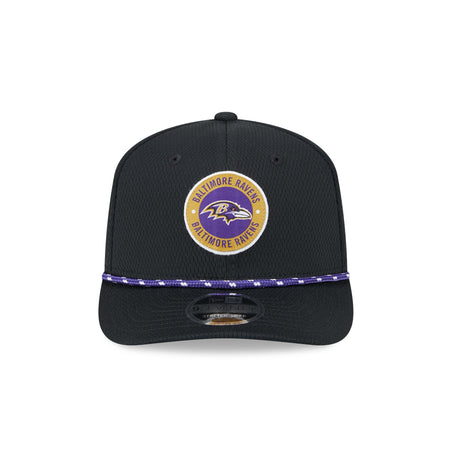 Baltimore Ravens 2024 Sideline 9SEVENTY Stretch-Snap Hat