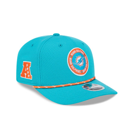 Miami Dolphins 2024 Sideline 9SEVENTY Stretch-Snap Hat