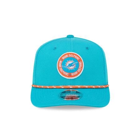 Miami Dolphins 2024 Sideline 9SEVENTY Stretch-Snap Hat