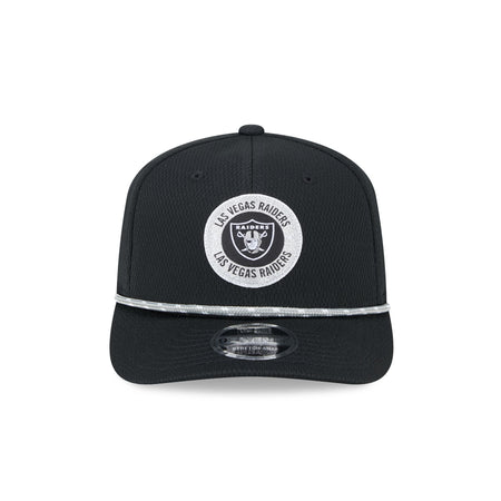 Las Vegas Raiders 2024 Sideline 9SEVENTY Stretch-Snap Hat