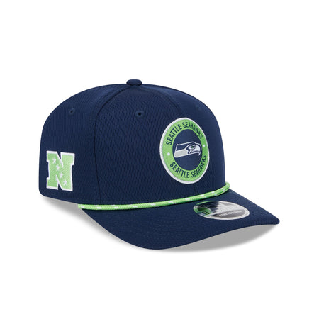 Seattle Seahawks 2024 Sideline 9SEVENTY Stretch-Snap Hat