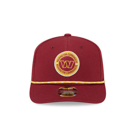 Washington Commanders 2024 Sideline 9SEVENTY Stretch-Snap Hat