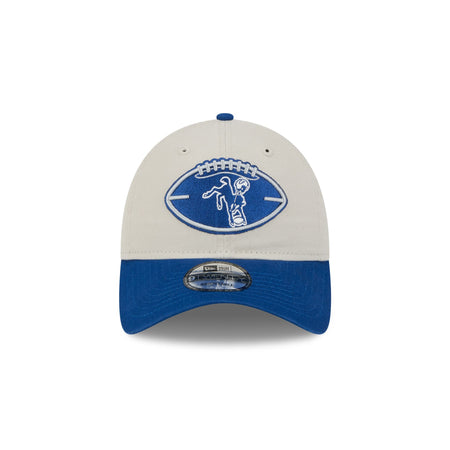 Indianapolis Colts 2024 Historic Sideline 9TWENTY Adjustable Hat