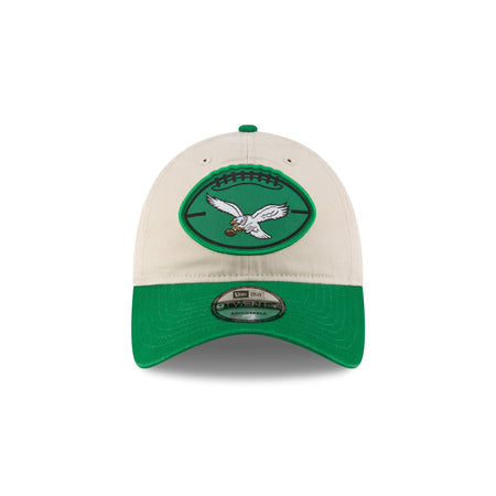 Philadelphia Eagles 2024 Historic Sideline 9TWENTY Adjustable Hat