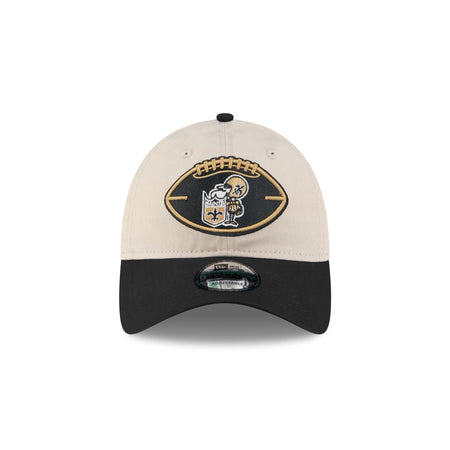 New Orleans Saints 2024 Historic Sideline 9TWENTY Adjustable Hat