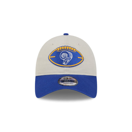 Los Angeles Rams 2024 Historic Sideline 9TWENTY Adjustable Hat