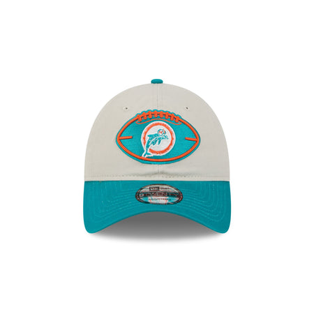 Miami Dolphins 2024 Historic Sideline 9TWENTY Adjustable Hat