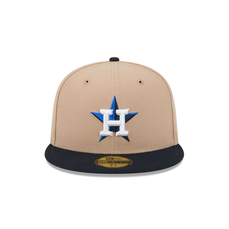 Houston Astros Camel 59FIFTY Fitted Hat