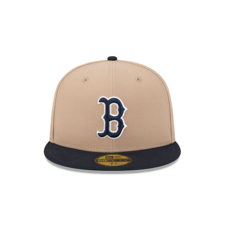 Boston Red Sox Camel 59FIFTY Fitted Hat