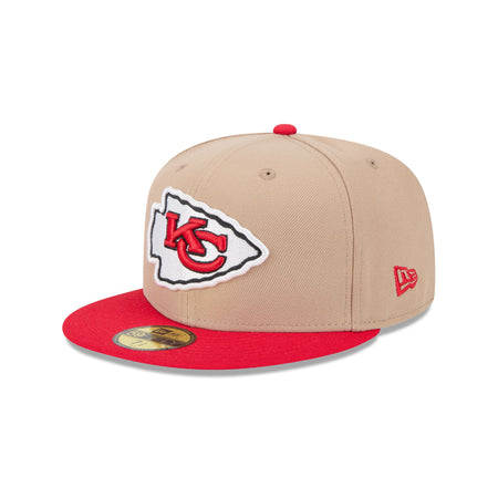 Kansas City Chiefs Camel 59FIFTY Fitted Hat