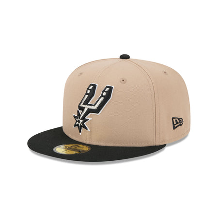 San Antonio Spurs Camel 59FIFTY Fitted Hat