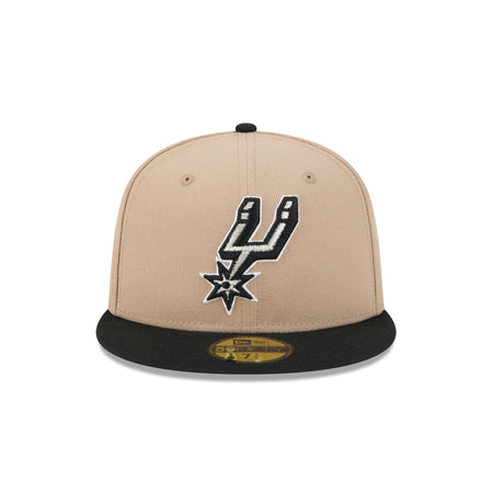 San Antonio Spurs Camel 59FIFTY Fitted Hat