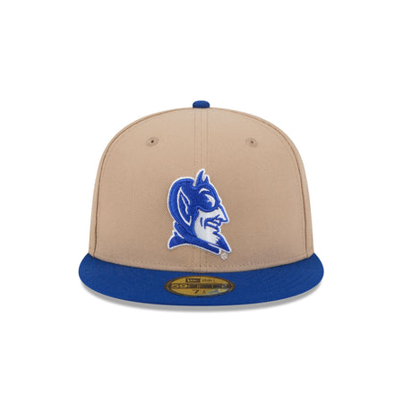 Duke Blue Devils Camel 59FIFTY Fitted Hat