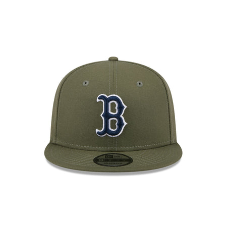 Boston Red Sox Olive 9FIFTY Snapback Hat