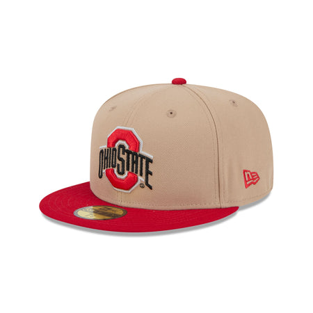 Ohio State Buckeyes Camel 59FIFTY Fitted Hat