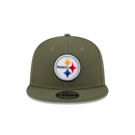 Pittsburgh Steelers Olive 9FIFTY Snapback Hat