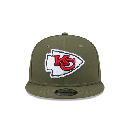 Kansas City Chiefs Olive 9FIFTY Snapback Hat