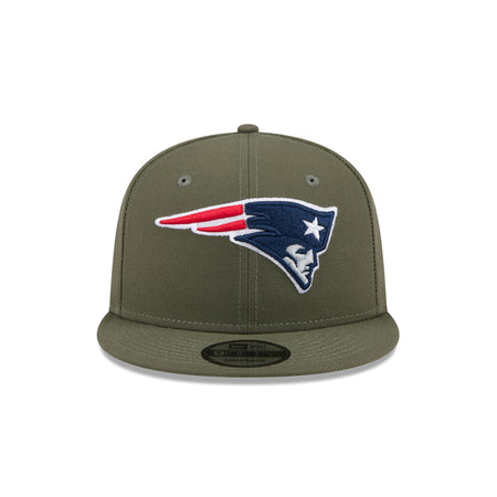 New England Patriots Olive 9FIFTY Snapback Hat