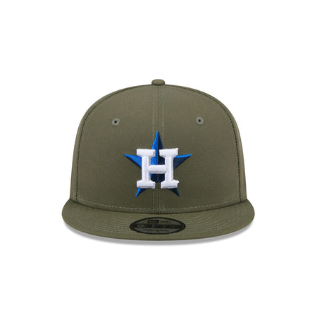 Houston Astros Olive 9FIFTY Snapback Hat