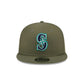 Seattle Mariners Olive 9FIFTY Snapback Hat