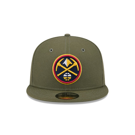 Denver Nuggets Olive 9FIFTY Snapback Hat