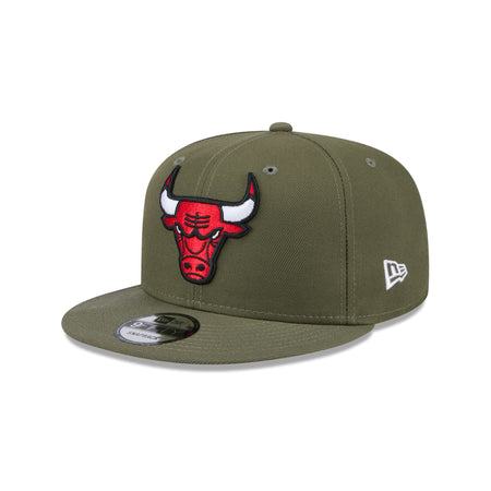 Chicago Bulls Olive 9FIFTY Snapback Hat