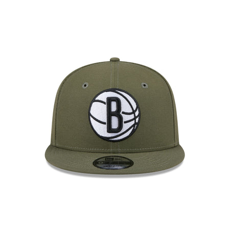 Brooklyn Nets Olive 9FIFTY Snapback Hat