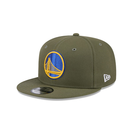 Golden State Warriors Olive 9FIFTY Snapback Hat