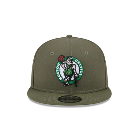 Boston Celtics Olive 9FIFTY Snapback Hat