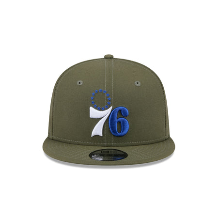 Philadelphia 76ers Olive 9FIFTY Snapback Hat