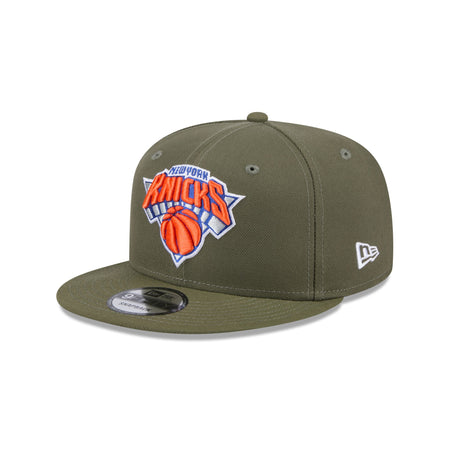 New York Knicks Olive 9FIFTY Snapback Hat