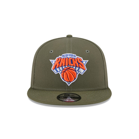 New York Knicks Olive 9FIFTY Snapback Hat