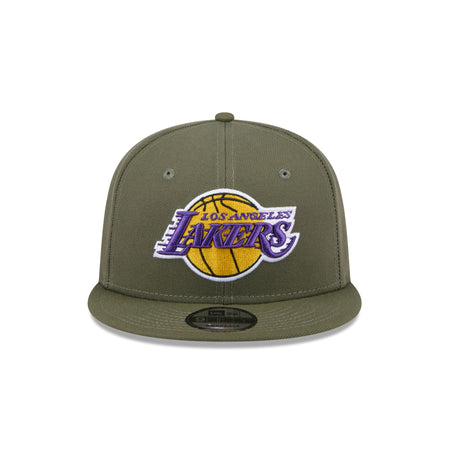 Los Angeles Lakers Olive 9FIFTY Snapback Hat