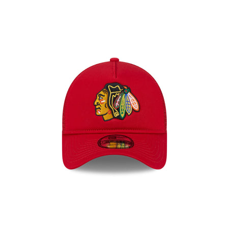 Chicago Blackhawks 9FORTY A-Frame Trucker Hat