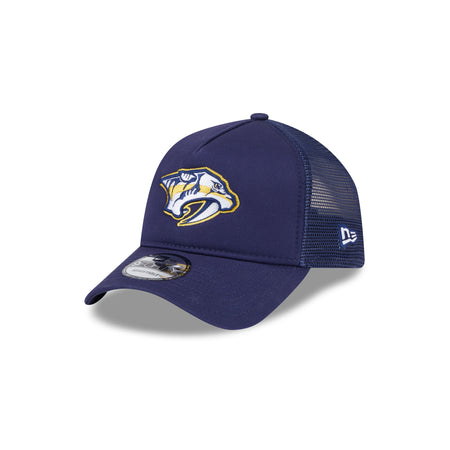 Nashville Predators 9FORTY A-Frame Trucker Hat