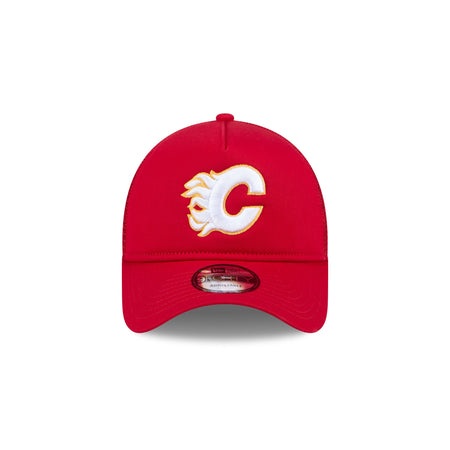 Calgary Flames 9FORTY A-Frame Trucker Hat