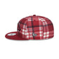 Arkansas Razorbacks Plaid 9FIFTY Snapback Hat