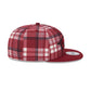 Arkansas Razorbacks Plaid 9FIFTY Snapback Hat