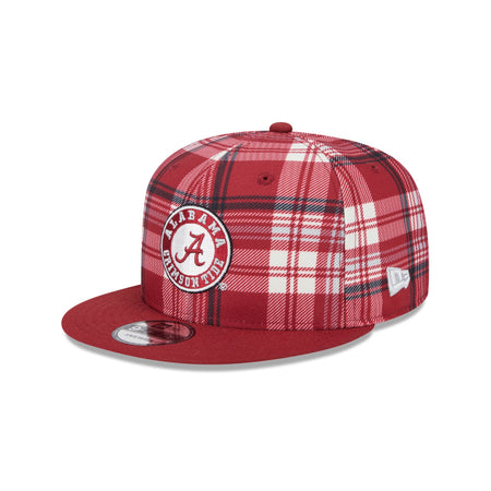 Alabama Crimson Tide Plaid 9FIFTY Snapback Hat