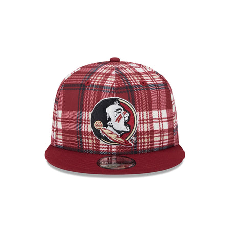 Florida State Seminoles Plaid 9FIFTY Snapback Hat